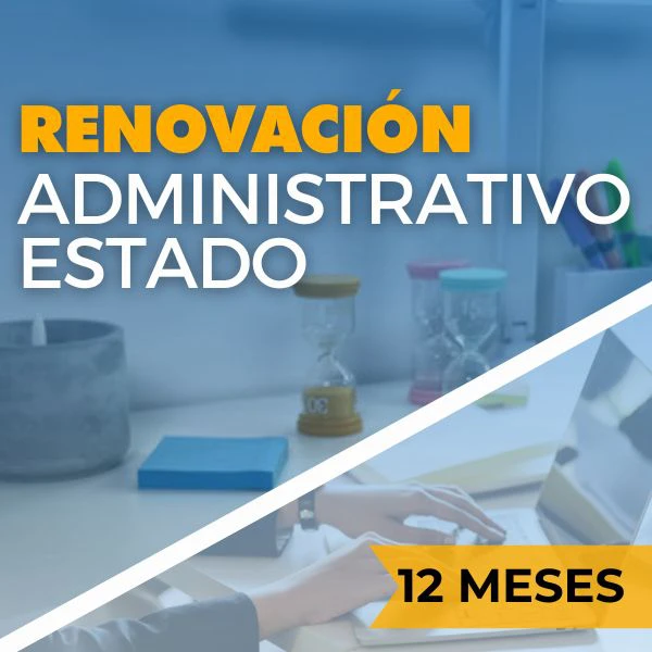 renovar curso administrativo del estado 12 meses