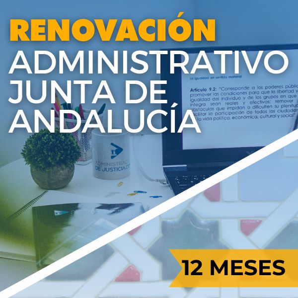 renovación curso administrativo andalucía 12 meses