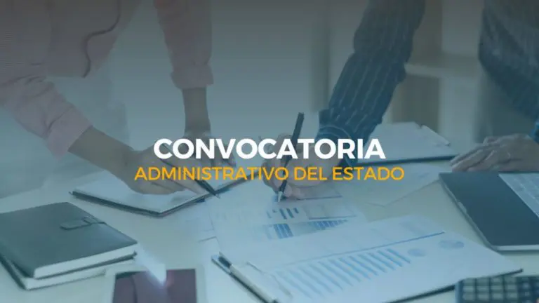 convocatoria administrativo del estado