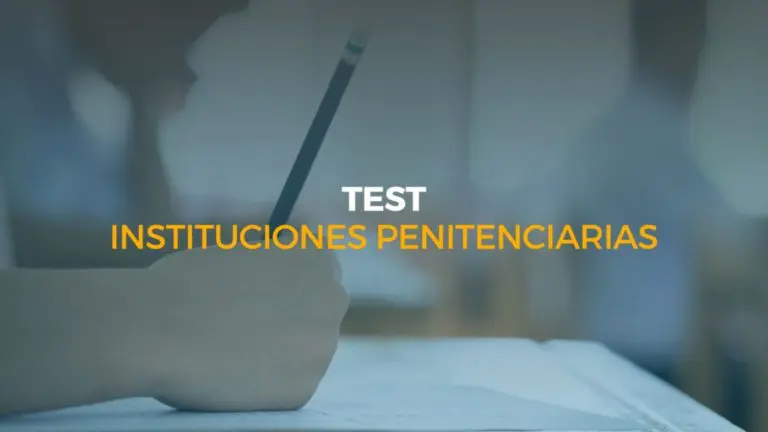 test instituciones penitenciarias