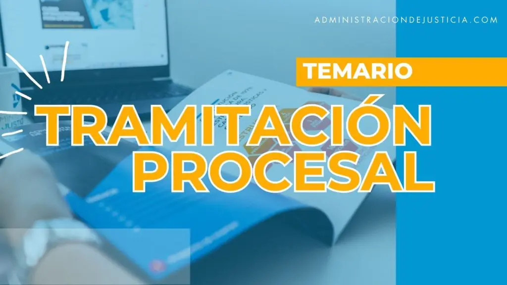 temario tramitación procesal