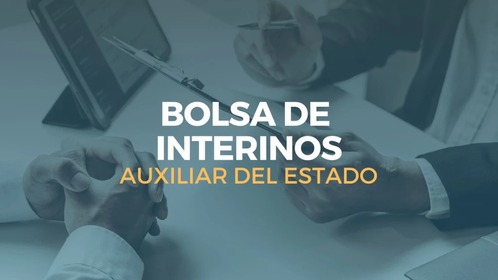 bolsa de interinos auxiliar administrativo del estado