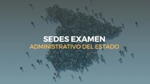 dónde es el examen de administrativo del estado