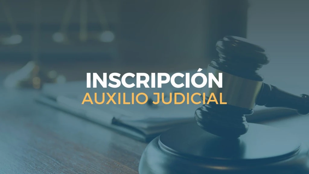 inscripción auxilio judicial