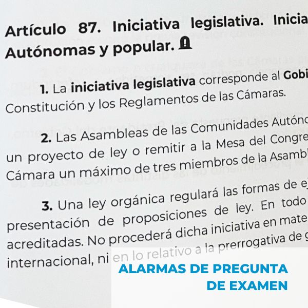 temario oposiciones alarmas pregunta de examen